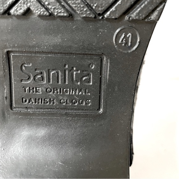 Sanita Women’s Wool Gray Fair Isle Clogs Size EU 41/US 10 - Picture 10 of 11